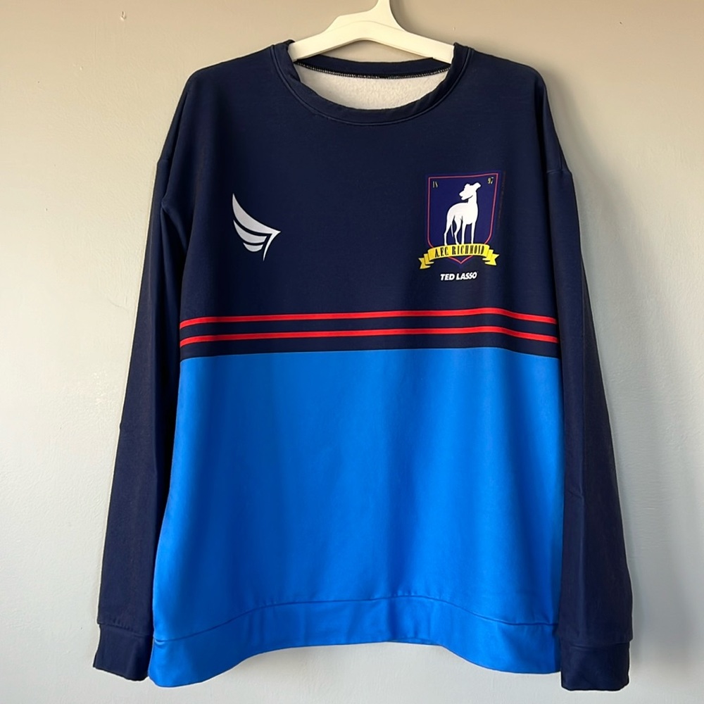 Ted Lasso Fleece Lined Crew Neck Sweatshirt XXL